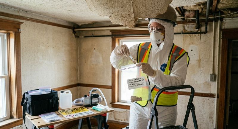 Ceiling Asbestos Testing in Old Bridge, NJ